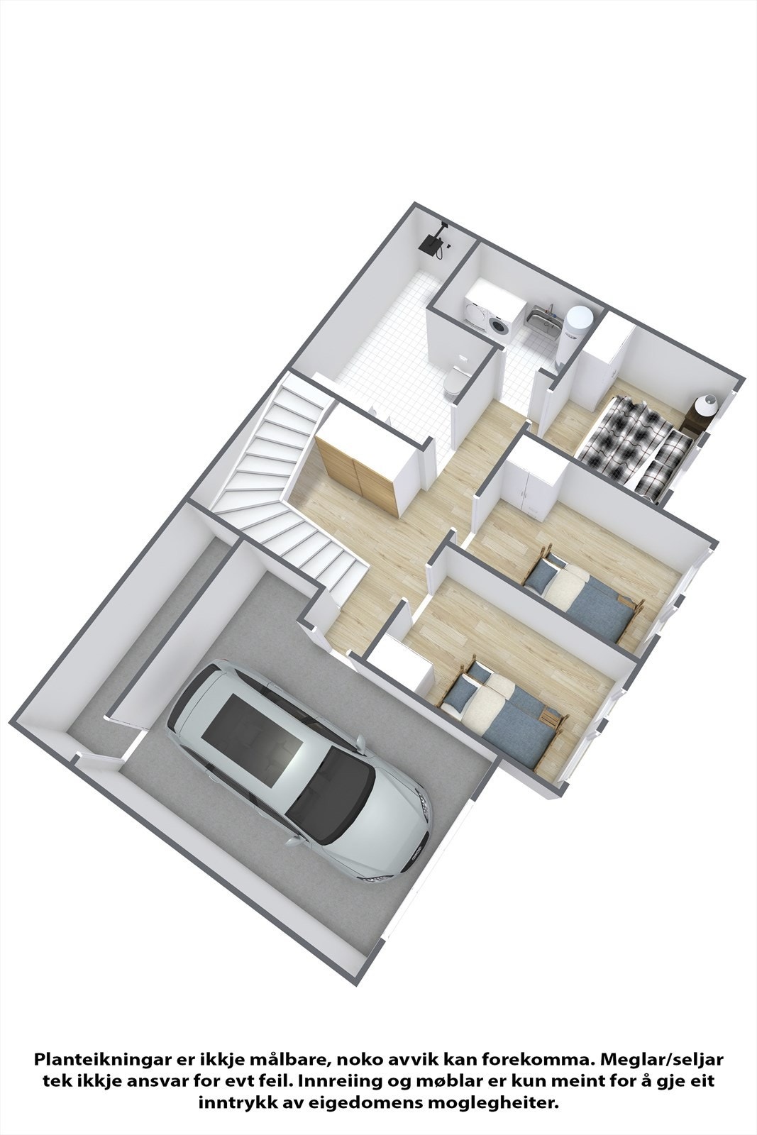 Planteikning underetasje Galleribilde