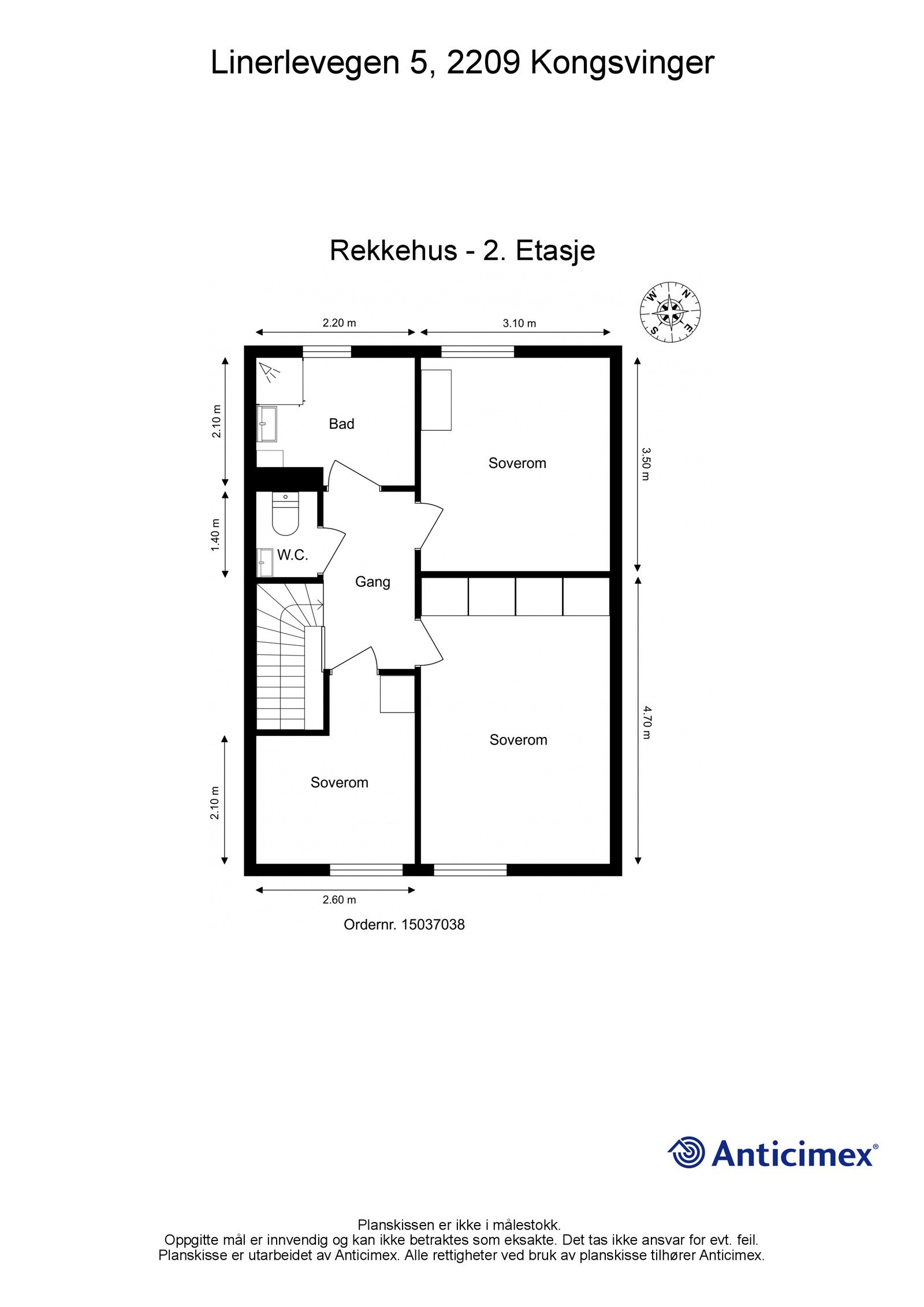 Plantegning - 2. Etasje Galleribilde