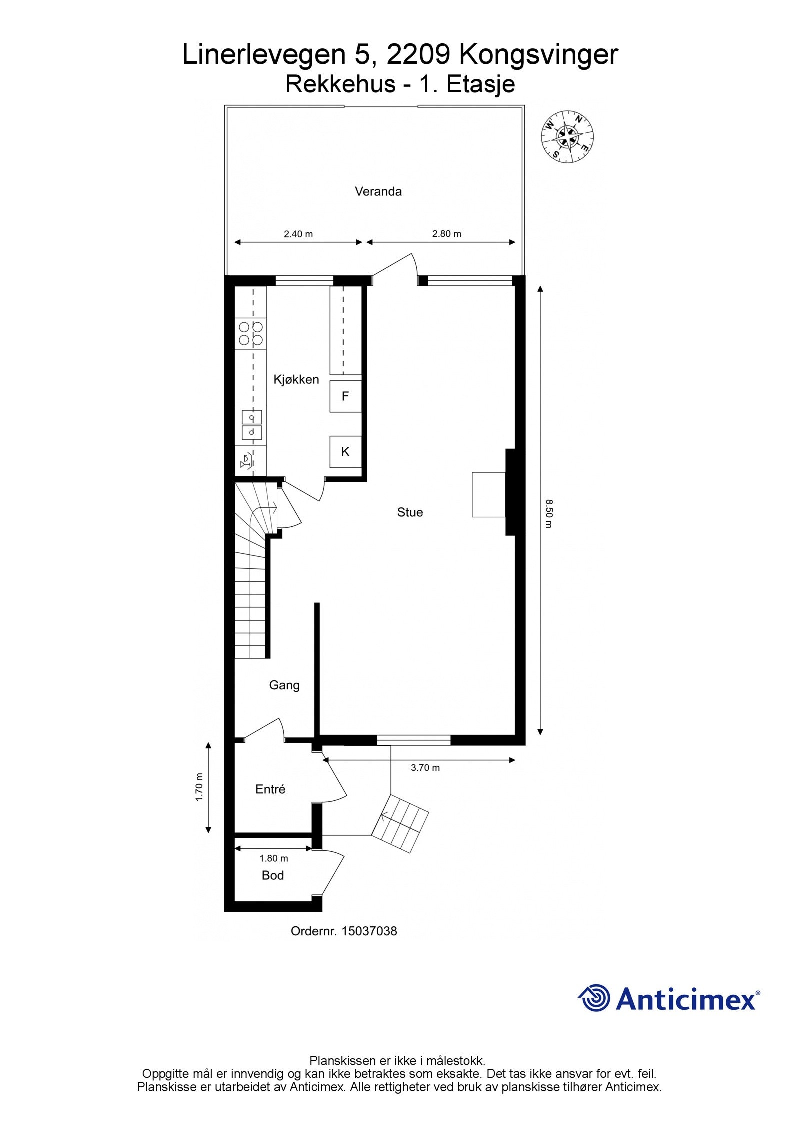 Plantegning - 1. Etasje Galleribilde