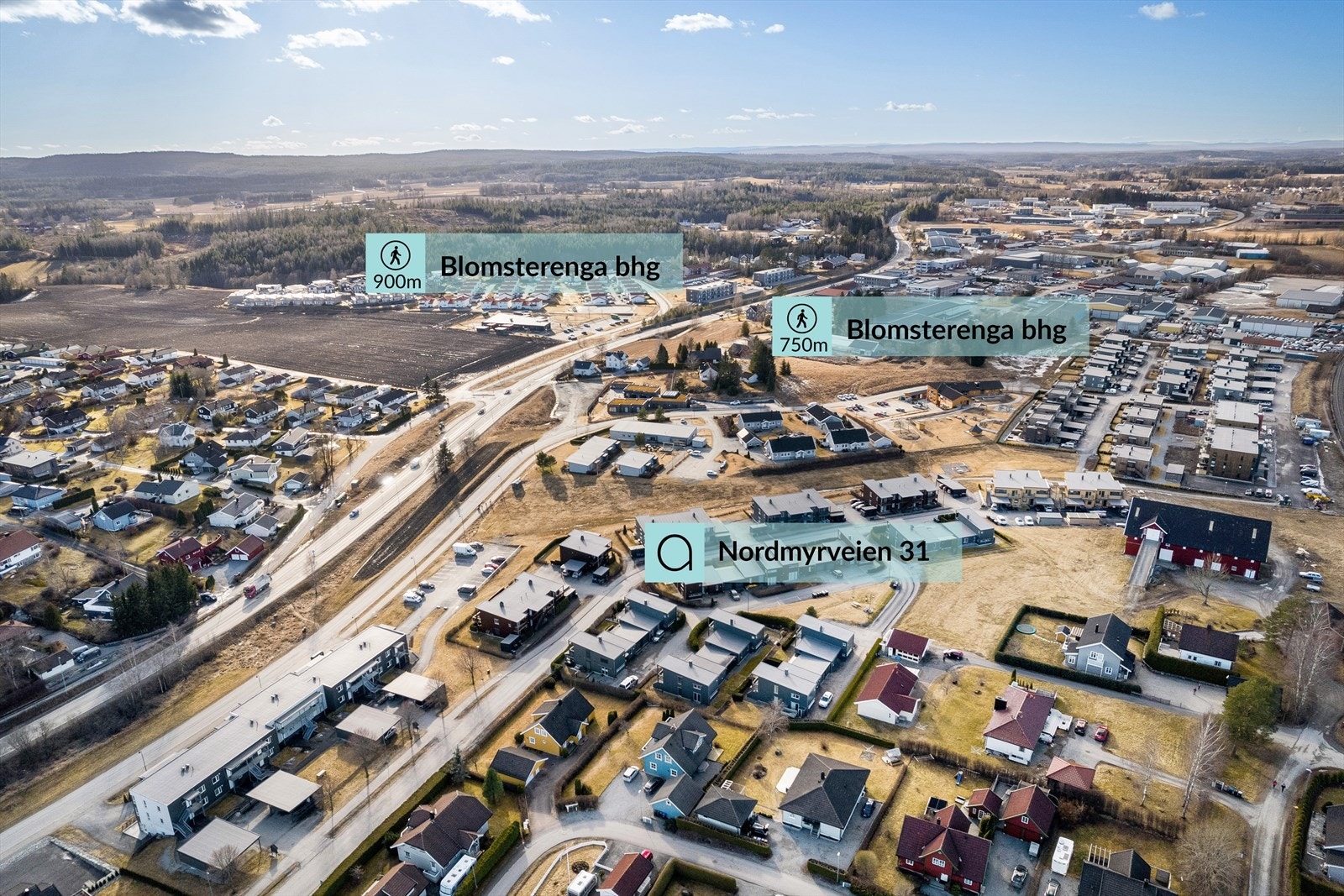 Dronefoto Galleribilde