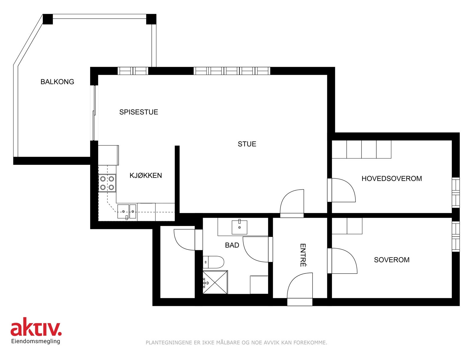Plantegning Galleribilde