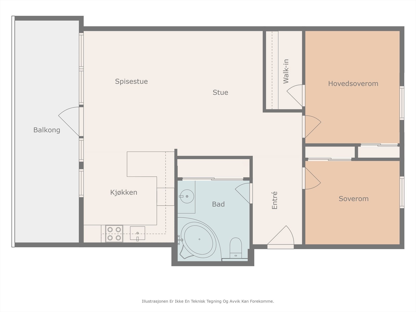 Planskisse Galleribilde