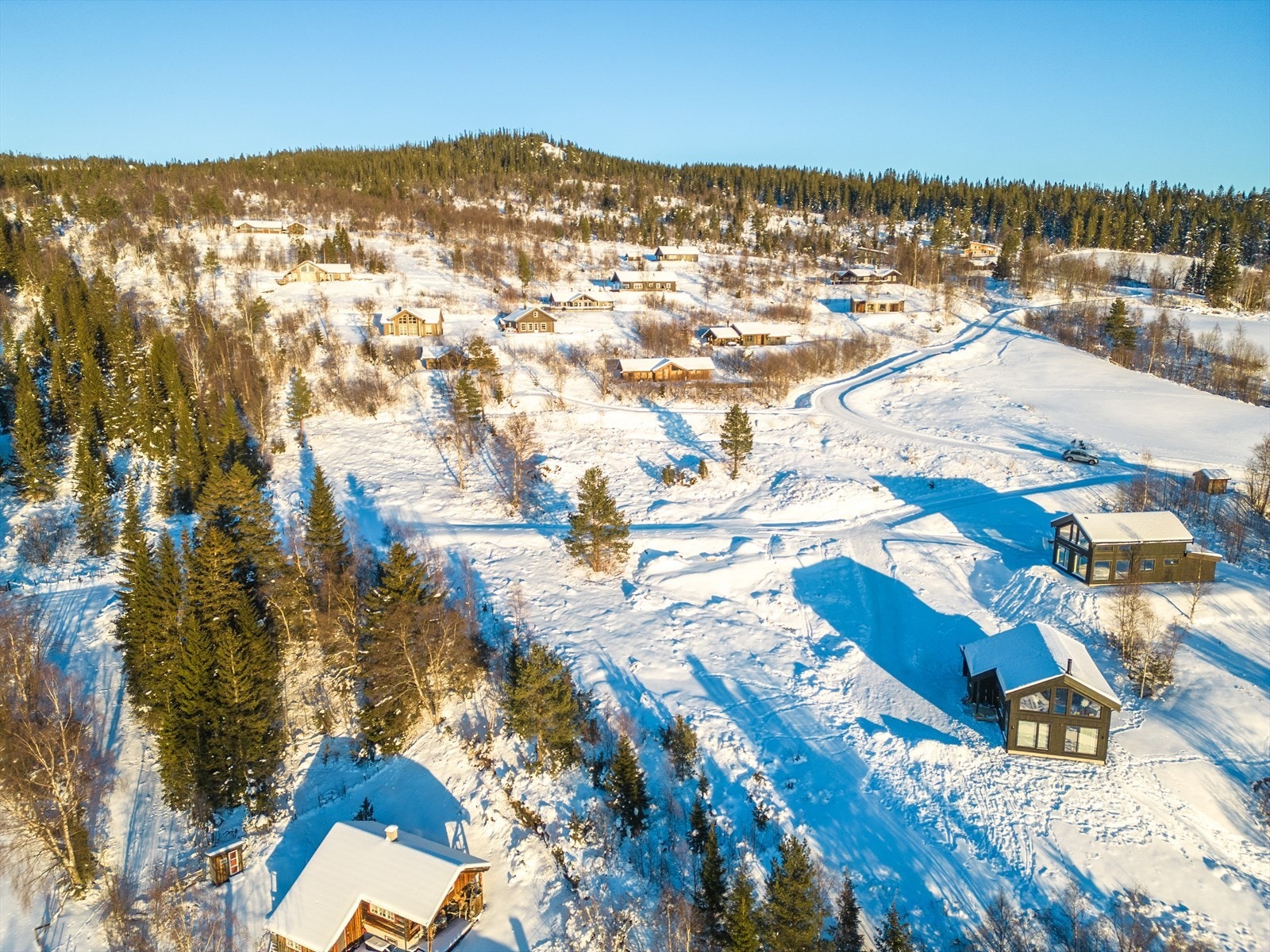 Oppdal ligger i underkant av 30 minutters kjøring fra eiendommen Galleribilde