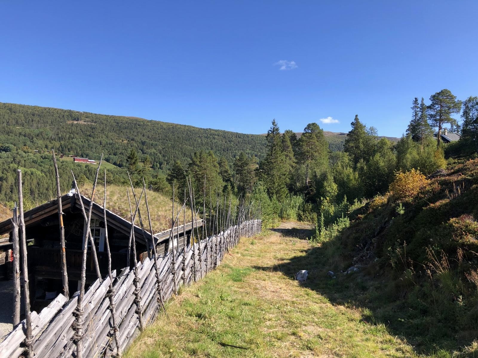 Adkomst, tomten ligger i enden til venstre Galleribilde