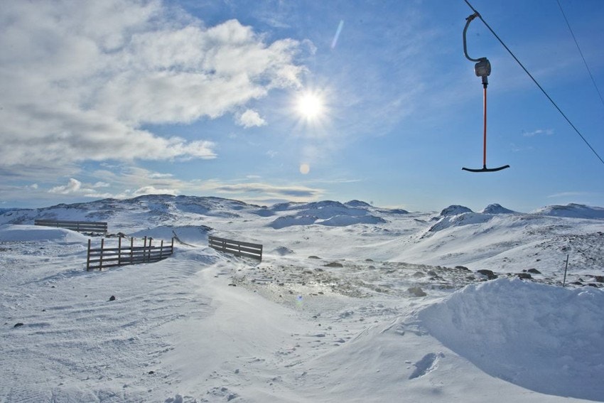 Uvdal toppen av skisenteret. Galleribilde