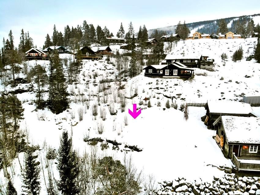 Hyttetomt med nydelig utsikt Galleribilde