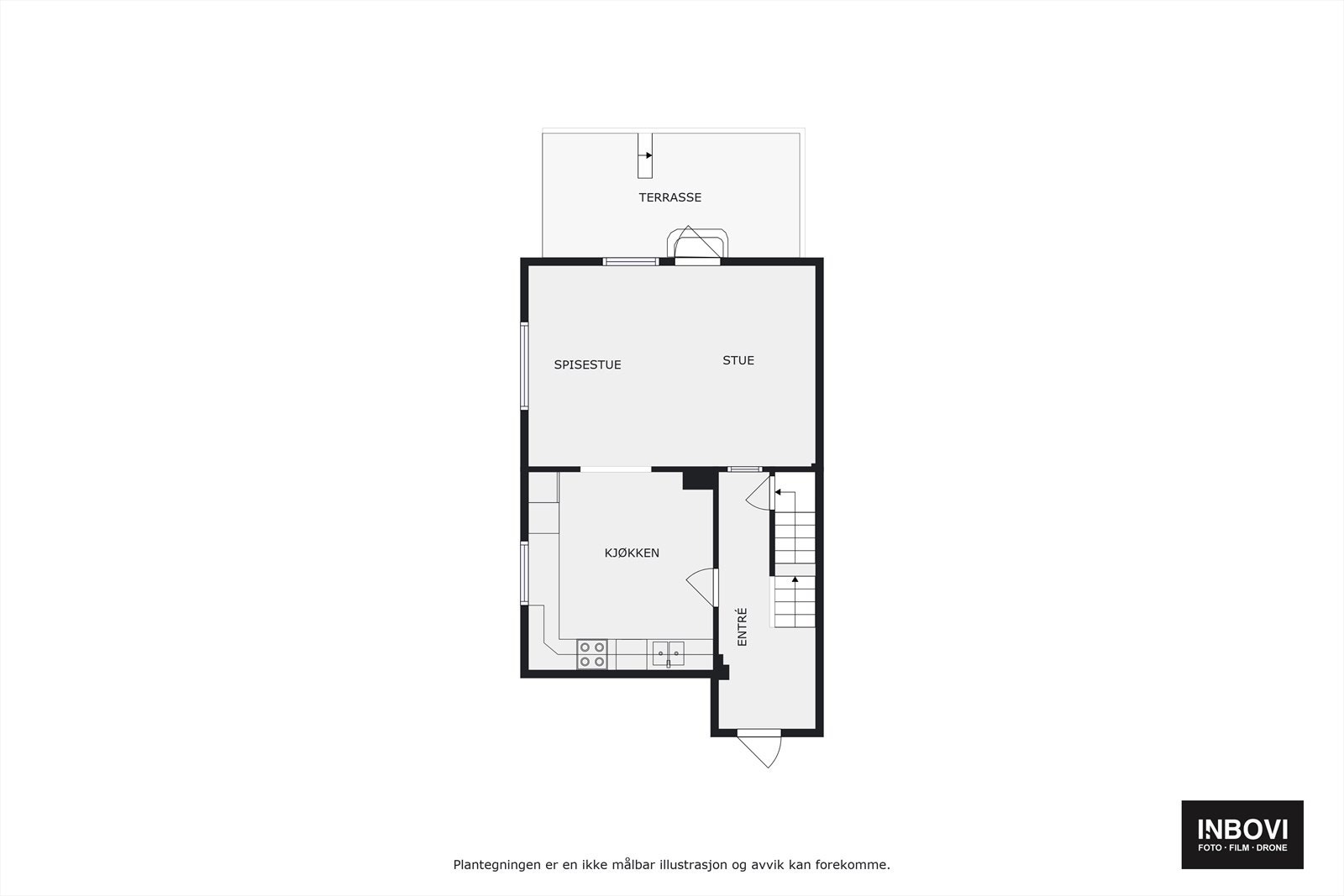 Plantegning 1.etg Galleribilde