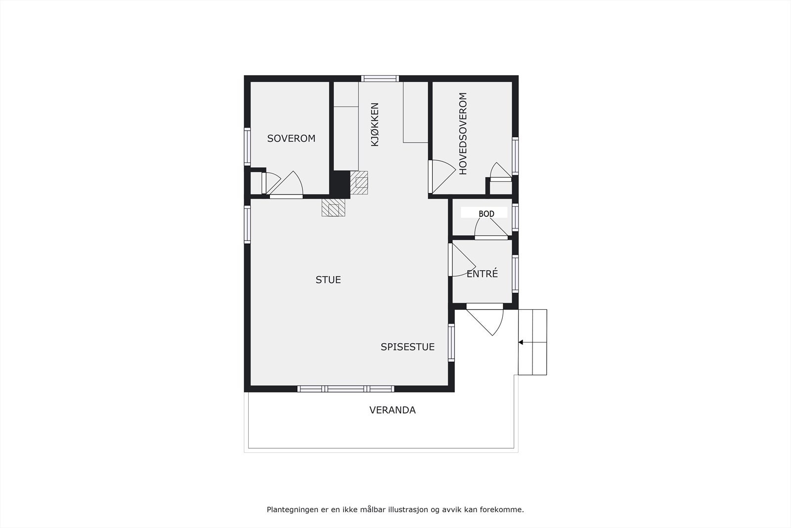 Plantegning Galleribilde