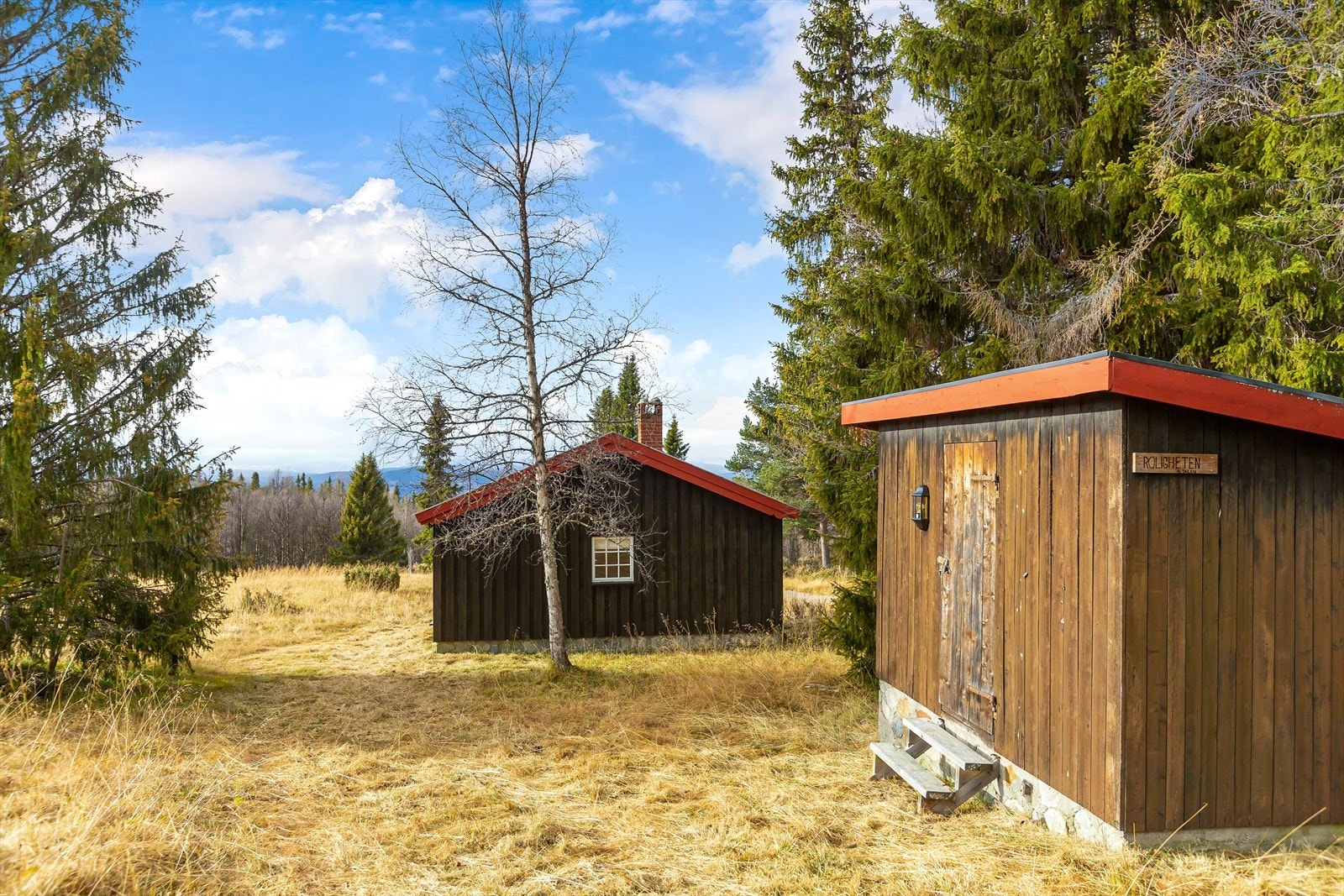 Hytte med uthus fra 1969. Galleribilde