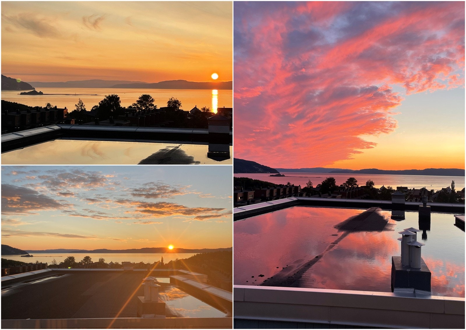 Flotte utsiktsforhold gjennom alle årstider med særlig solnedgang på sommerstid som spisser opplevelsen. Galleribilde