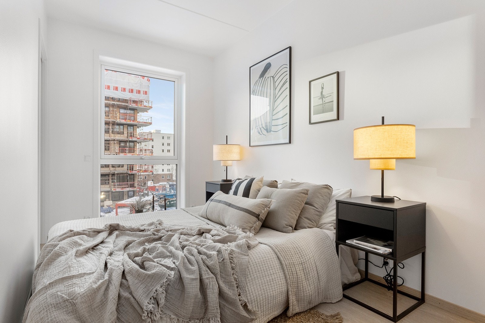 Soverommet vender mot rolig gårdsrom. Galleribilde