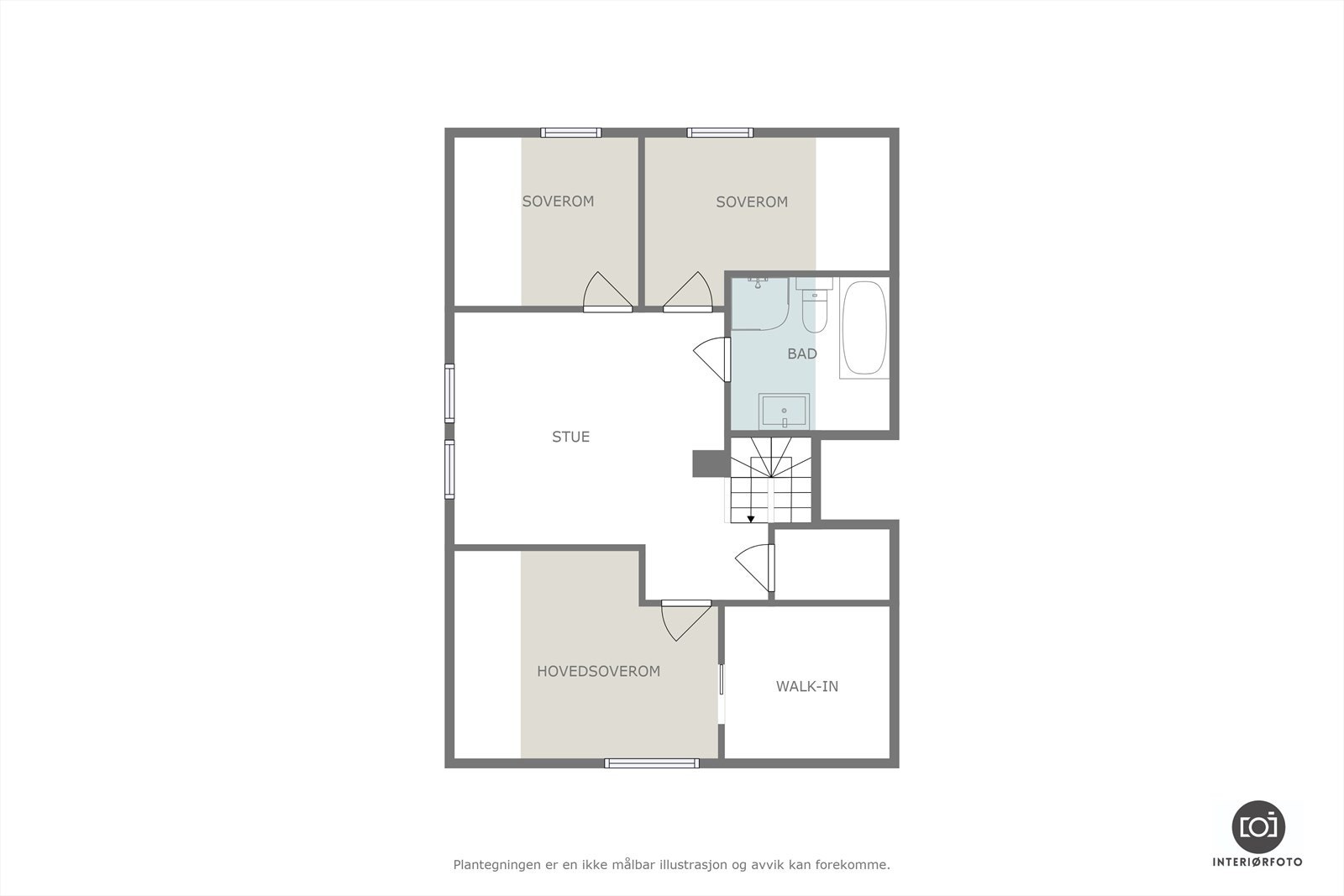 Plantegning Galleribilde