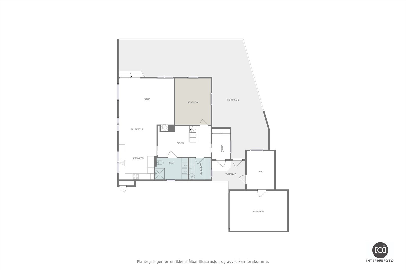 Plantegning Galleribilde