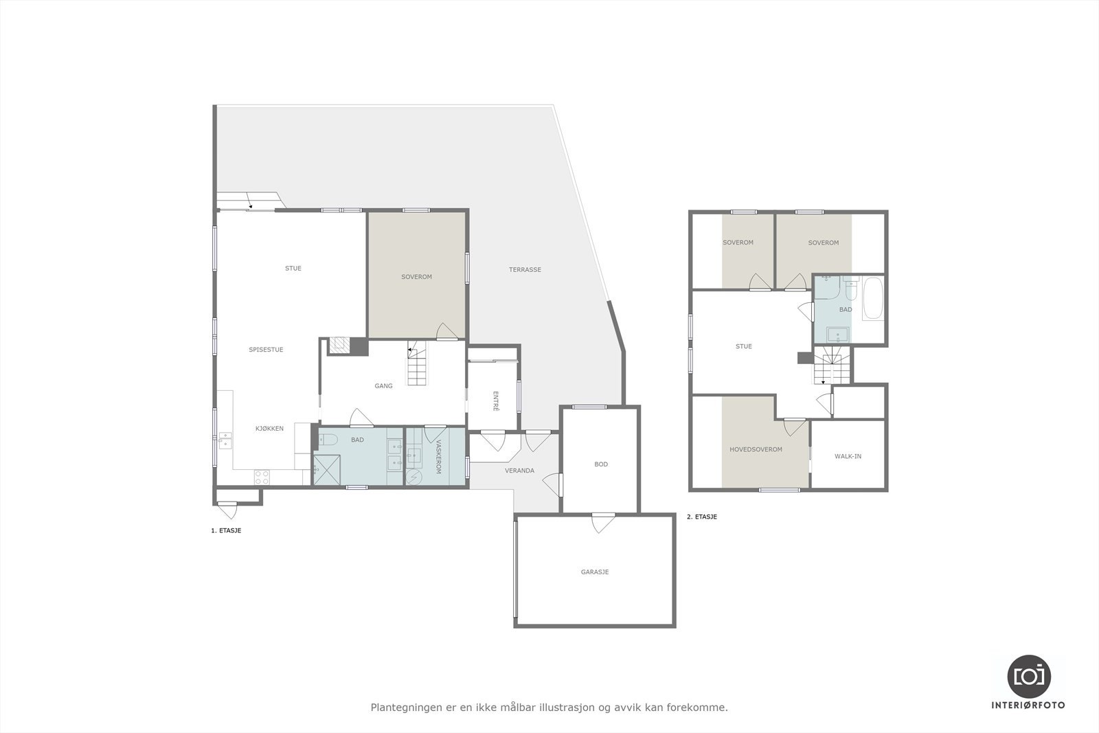 Plantegning Galleribilde
