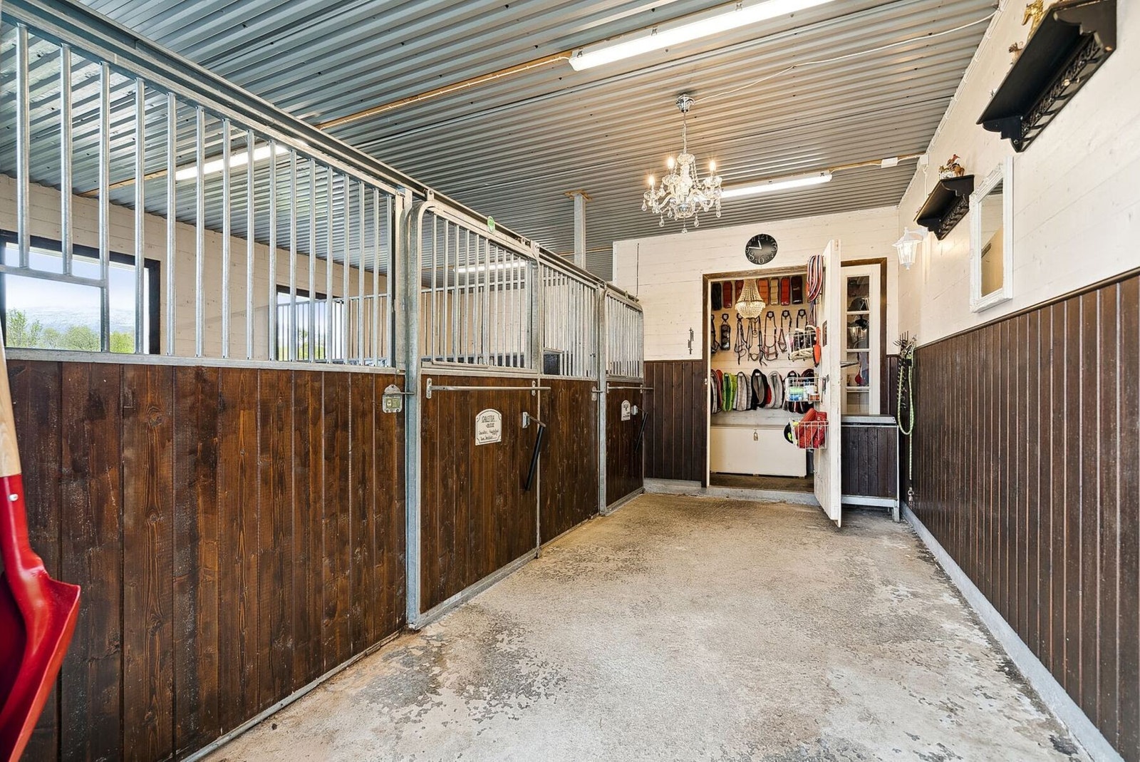 Meget godt vedlikeholdt stall. Galleribilde