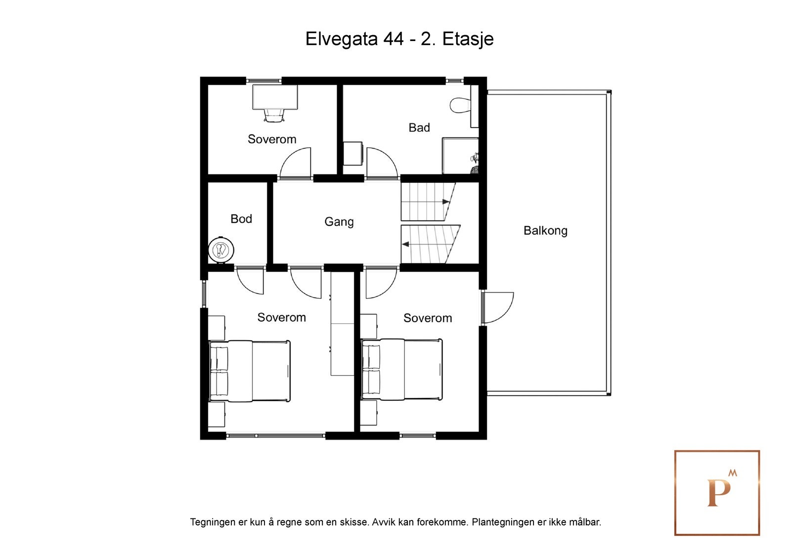 Planløsning 2.etg. Galleribilde