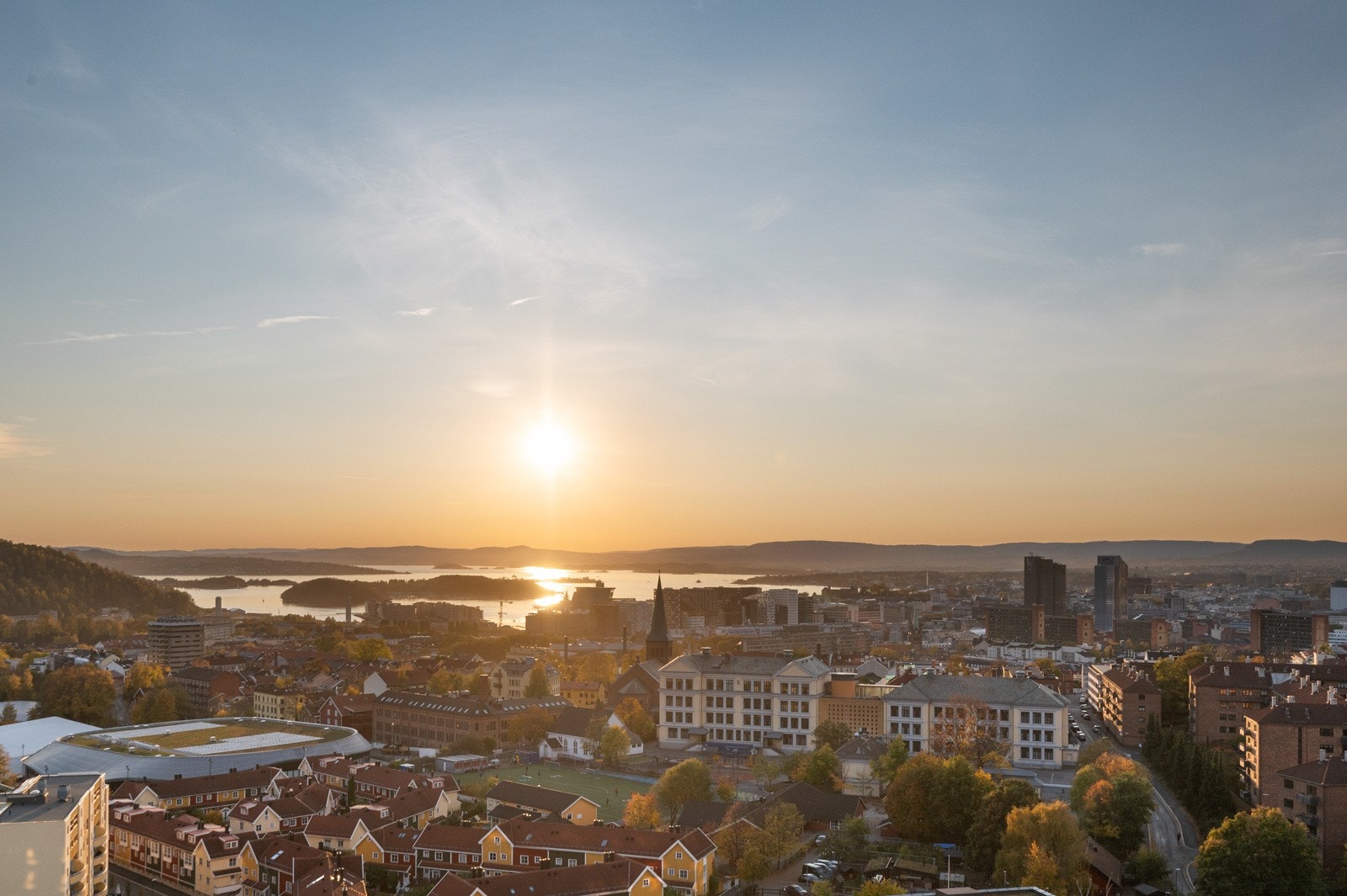 - Utsikt fra felles takterrasse - Galleribilde