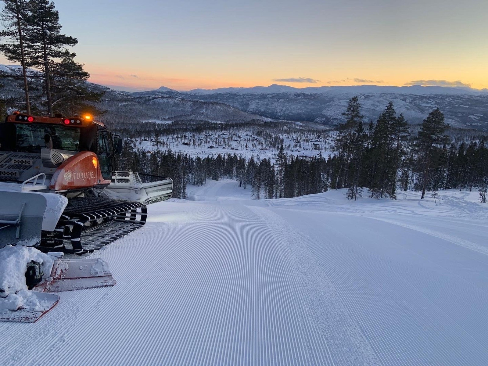 Fra alpinanlegget på Turufjell Galleribilde