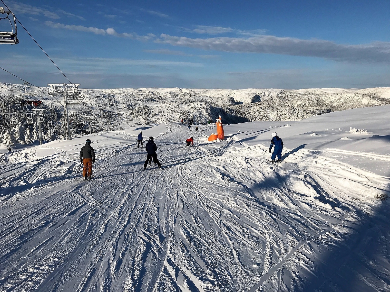 Gautefall Skisenter har løyper tilpasset store og små Galleribilde