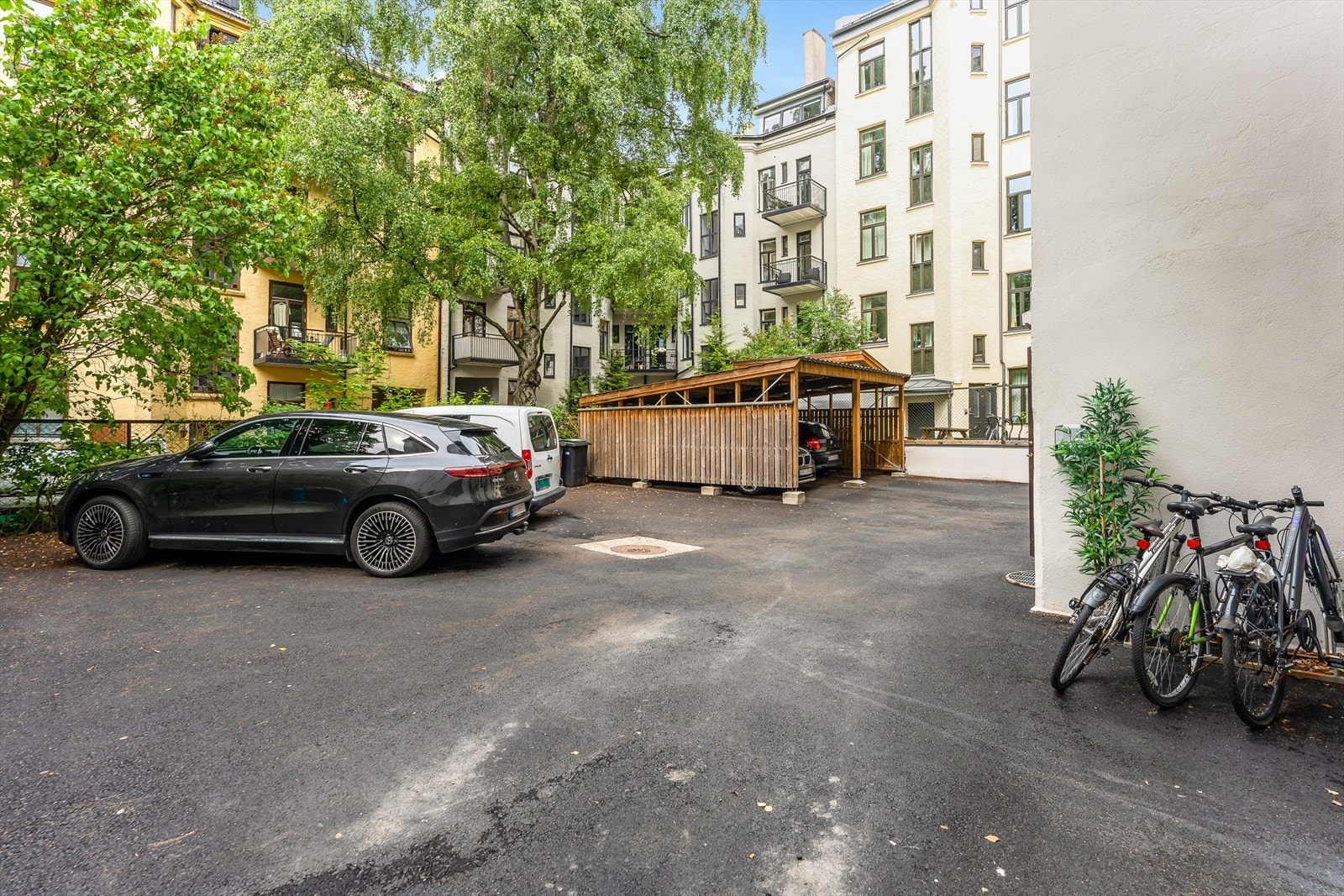 Sykkelparkering Galleribilde