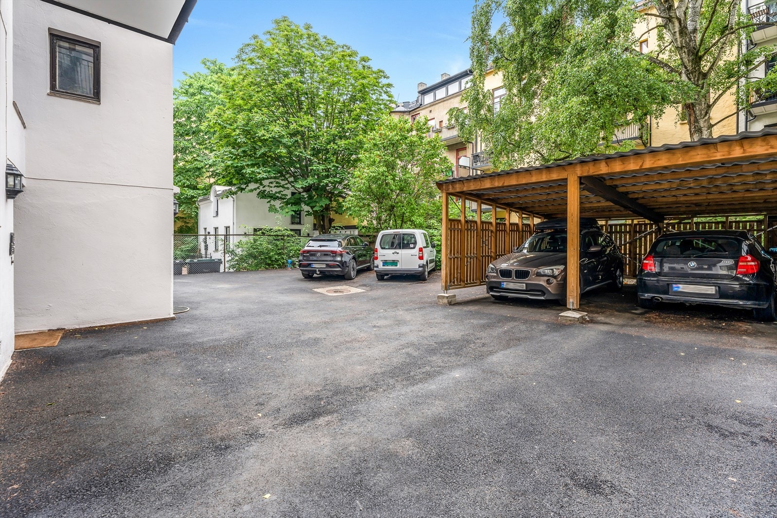 Bakgård Galleribilde