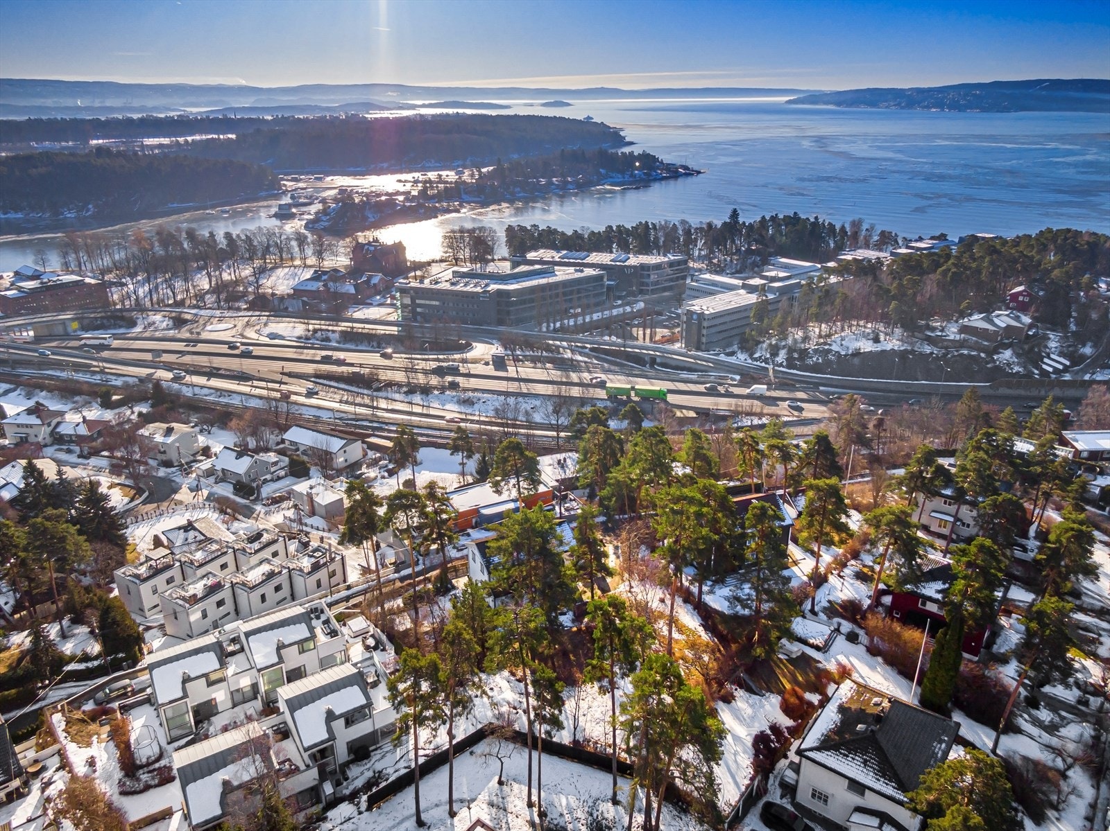 Dronebilde Galleribilde