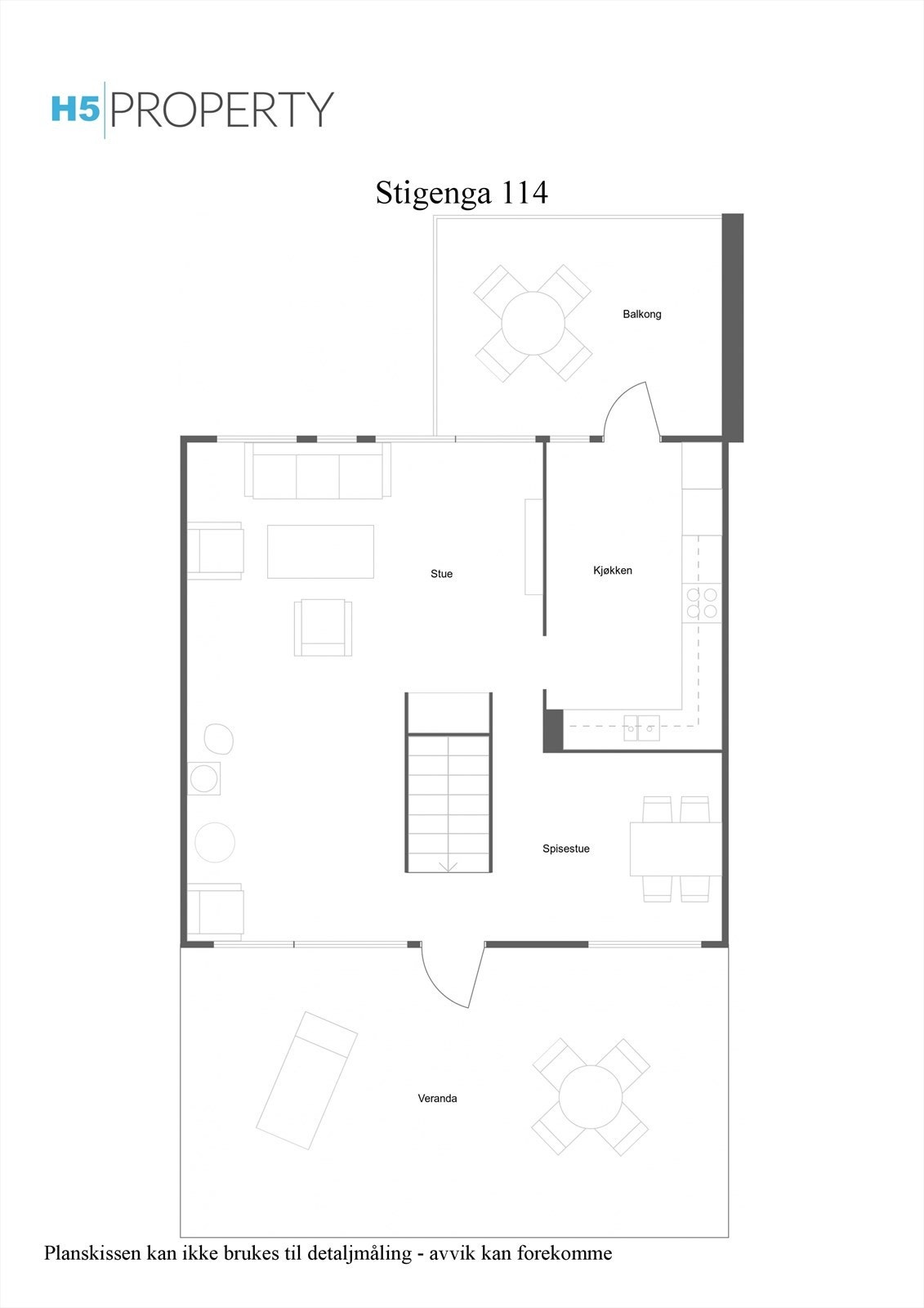 Plantegning 1. etasje Galleribilde
