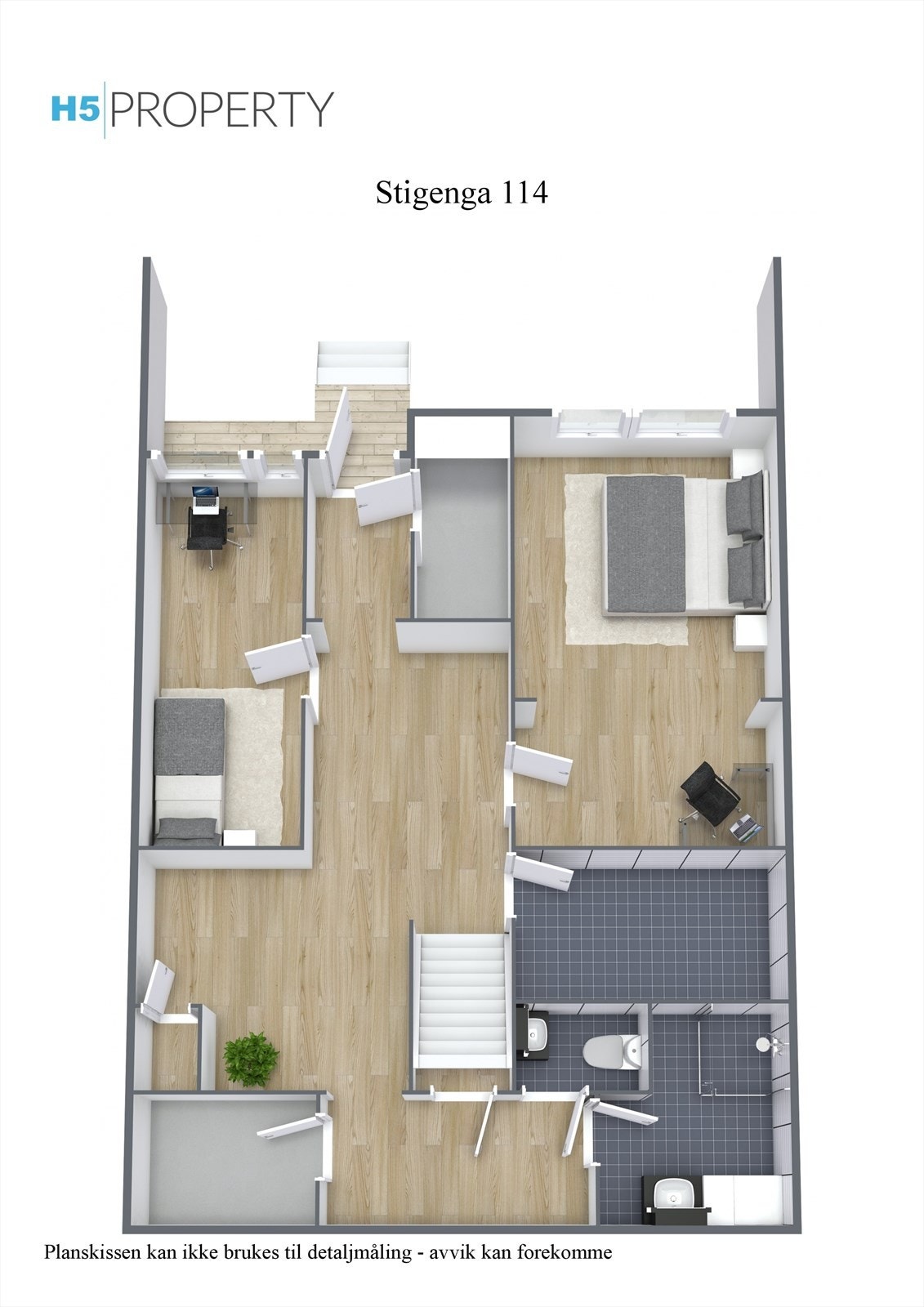 Plantegning underetasje Galleribilde