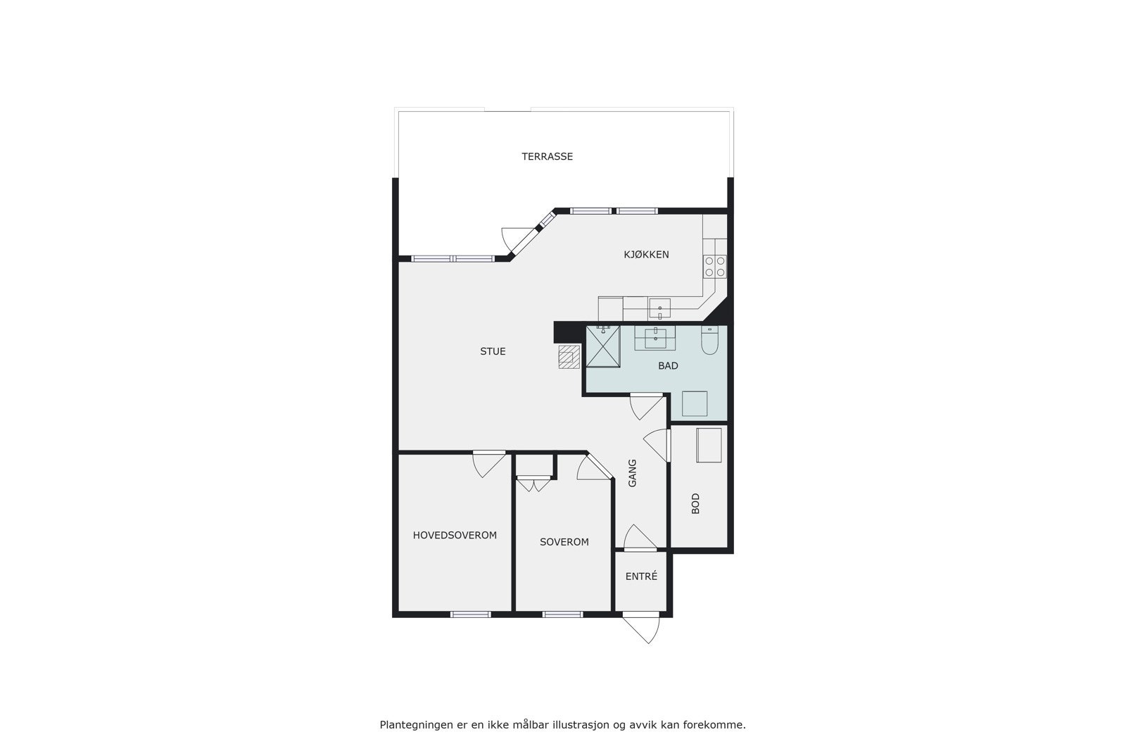 Plantegning Galleribilde