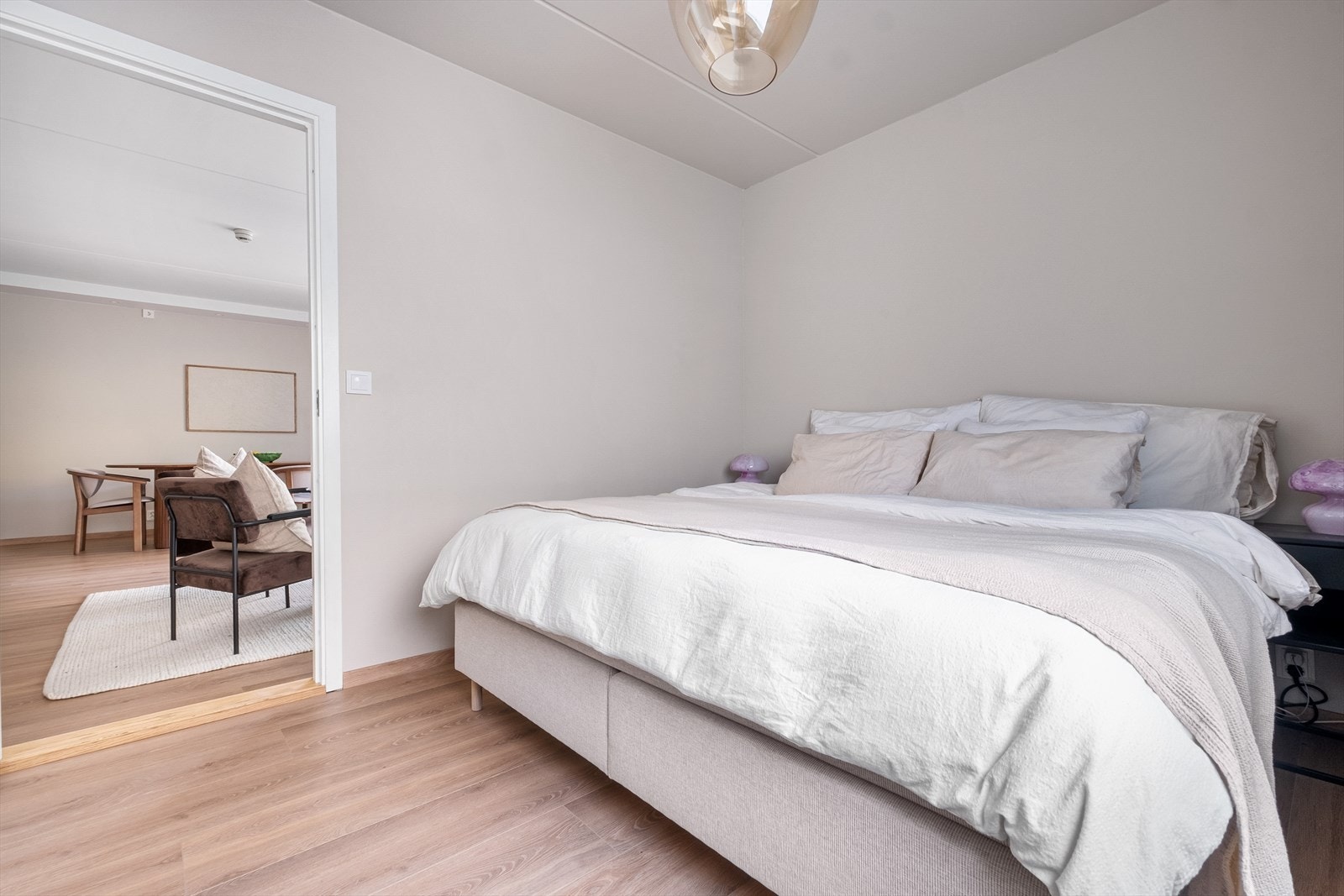 Leiligheten har to lune og innbydende soverom Galleribilde