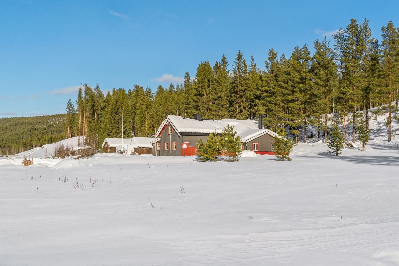 Romslig og innholdsrik eiendom - tomt på 8,9 mål - 22 km sør for Alvdal Galleribilde