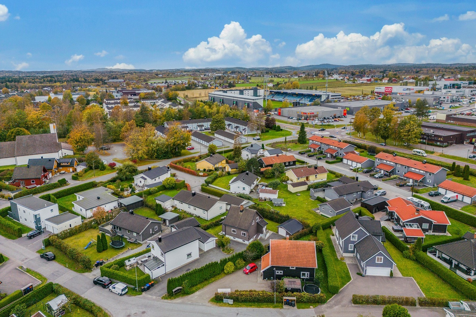 Området mot Pindsle Galleribilde