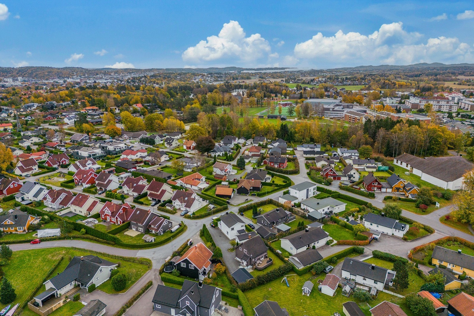 Området mot Bugården Galleribilde