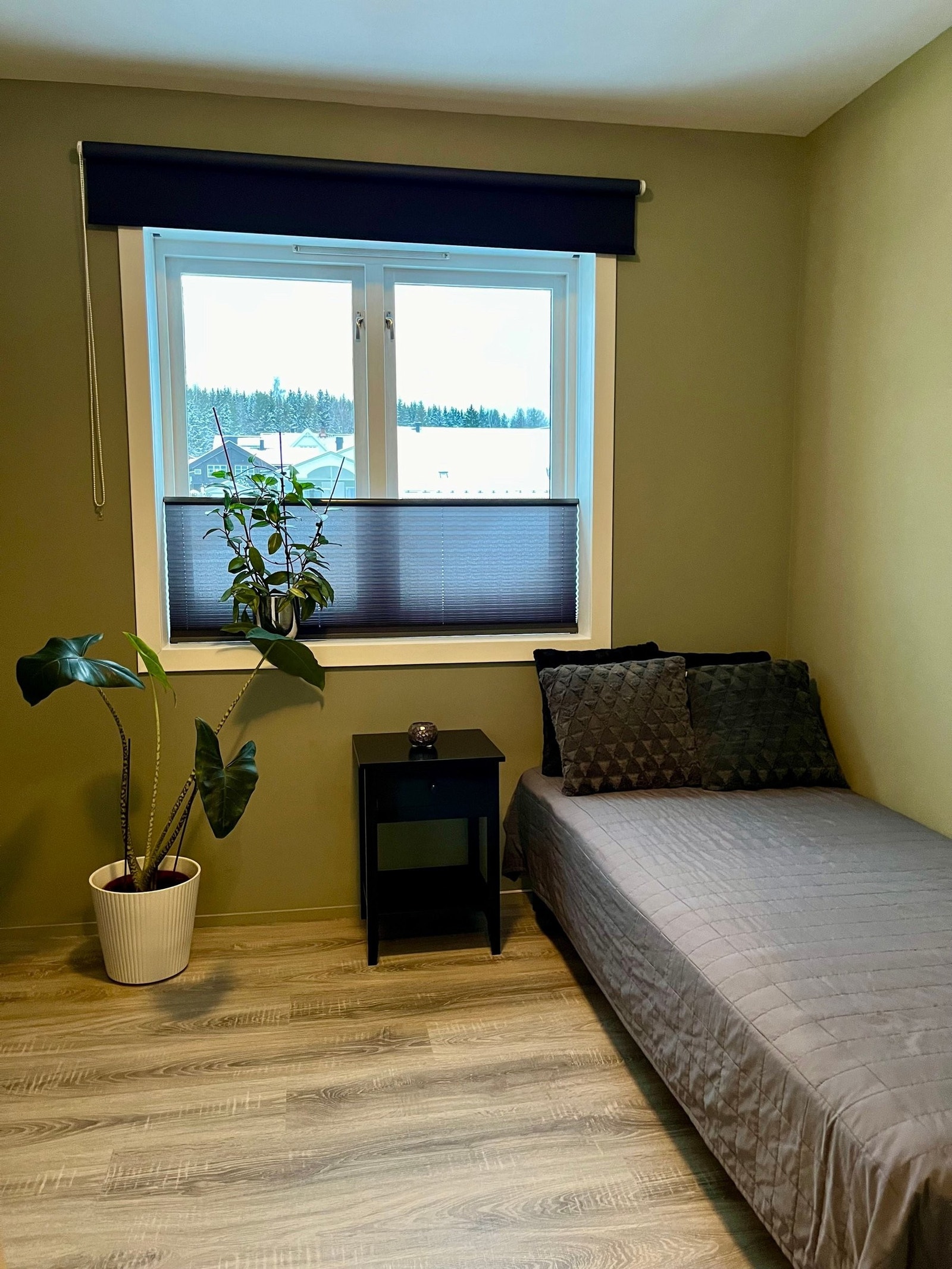 Nordvendt soverom Galleribilde