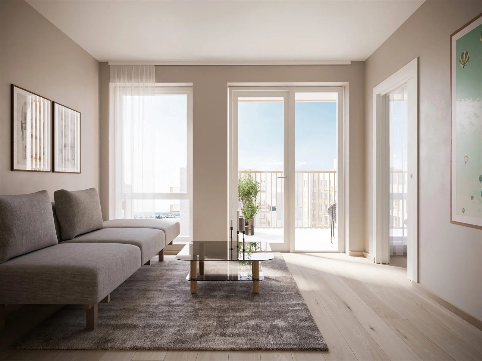 Illustrasjon av en tilsvarende leilighet. Avvik kan forekomme. Galleribilde