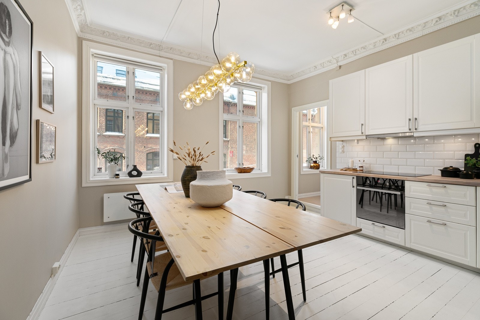 Originale tregulv gir et unikt og vakkert preg Galleribilde