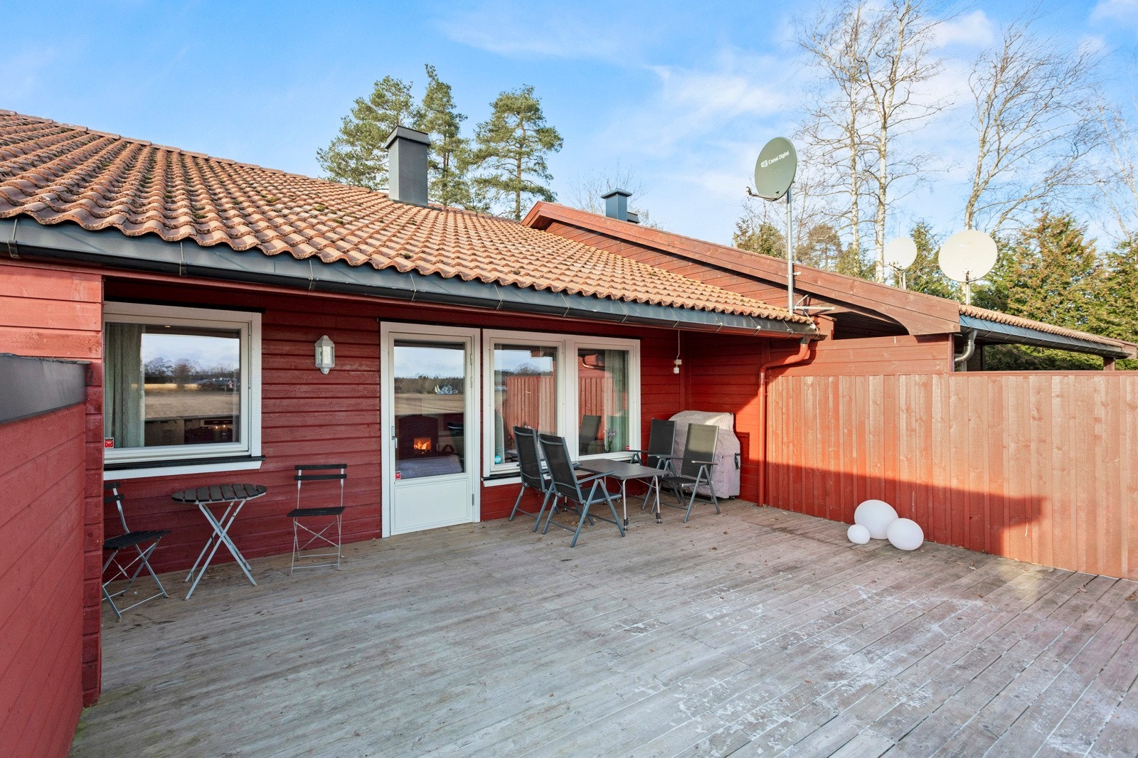 Stor terrasse på hele 42kvm Galleribilde
