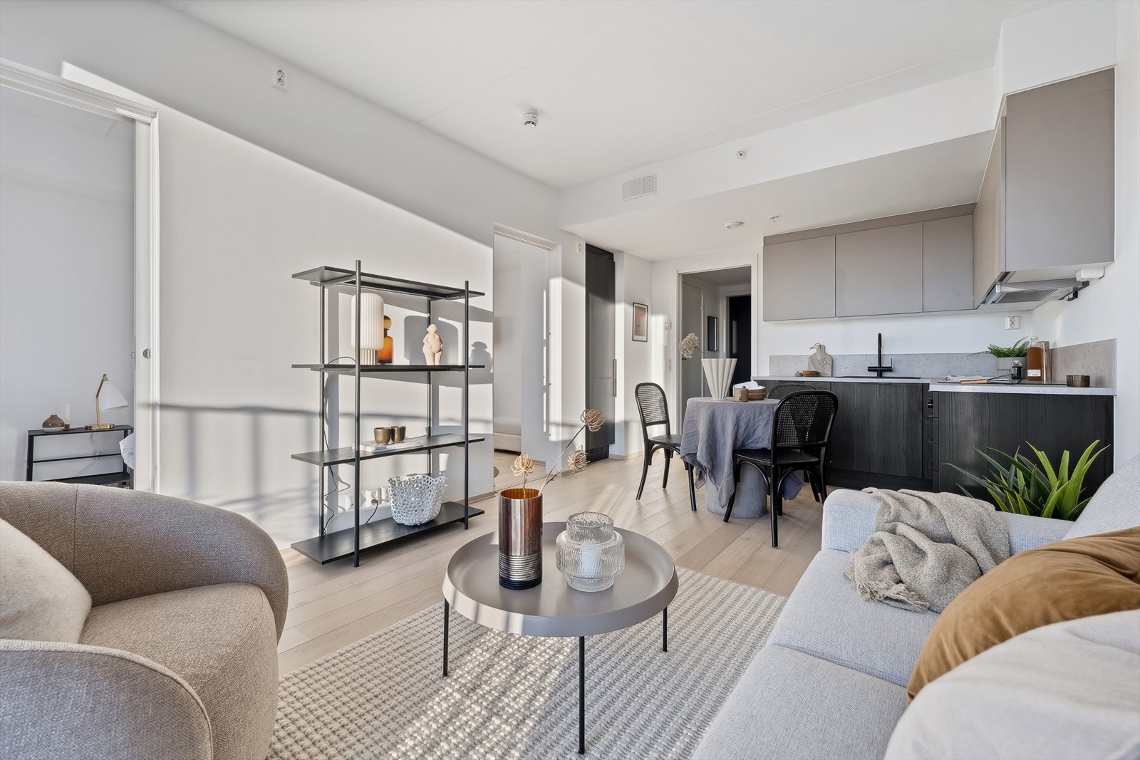 Arealeffektiv planløsning som er enkel å møblere Galleribilde