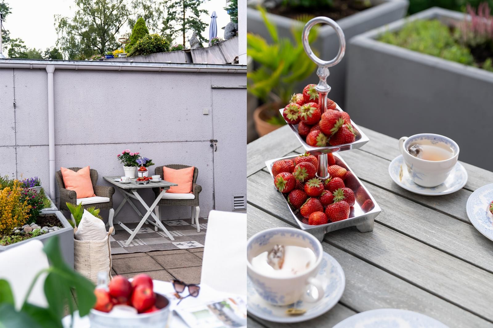 På terrassen har man i tillegg en praktisk bod. Galleribilde