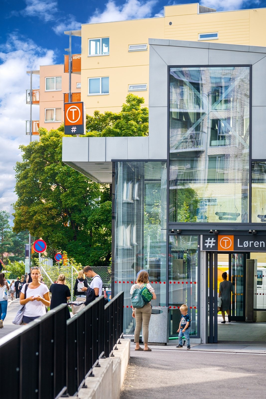 Løren T-bane ligger rett i nærheten. Galleribilde