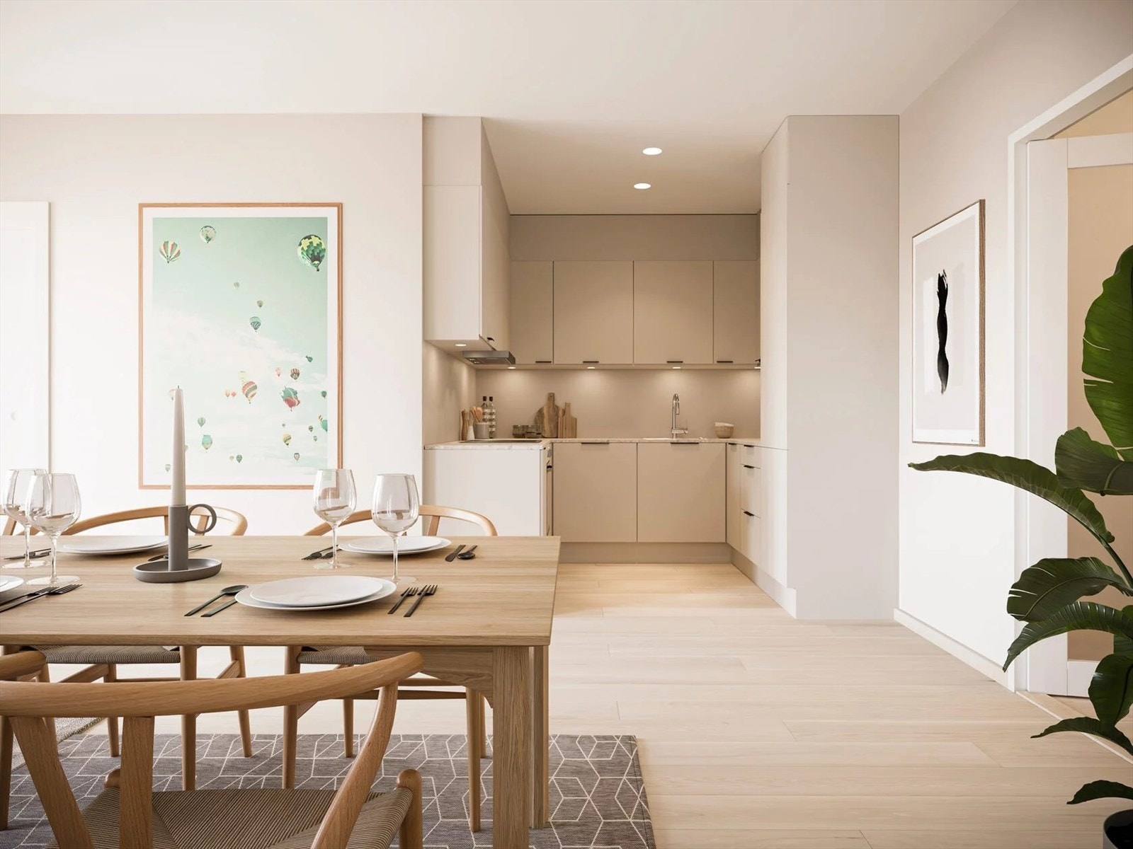 Illustrasjon av tilsvarende leilighet - avvik kan forekomme. Galleribilde