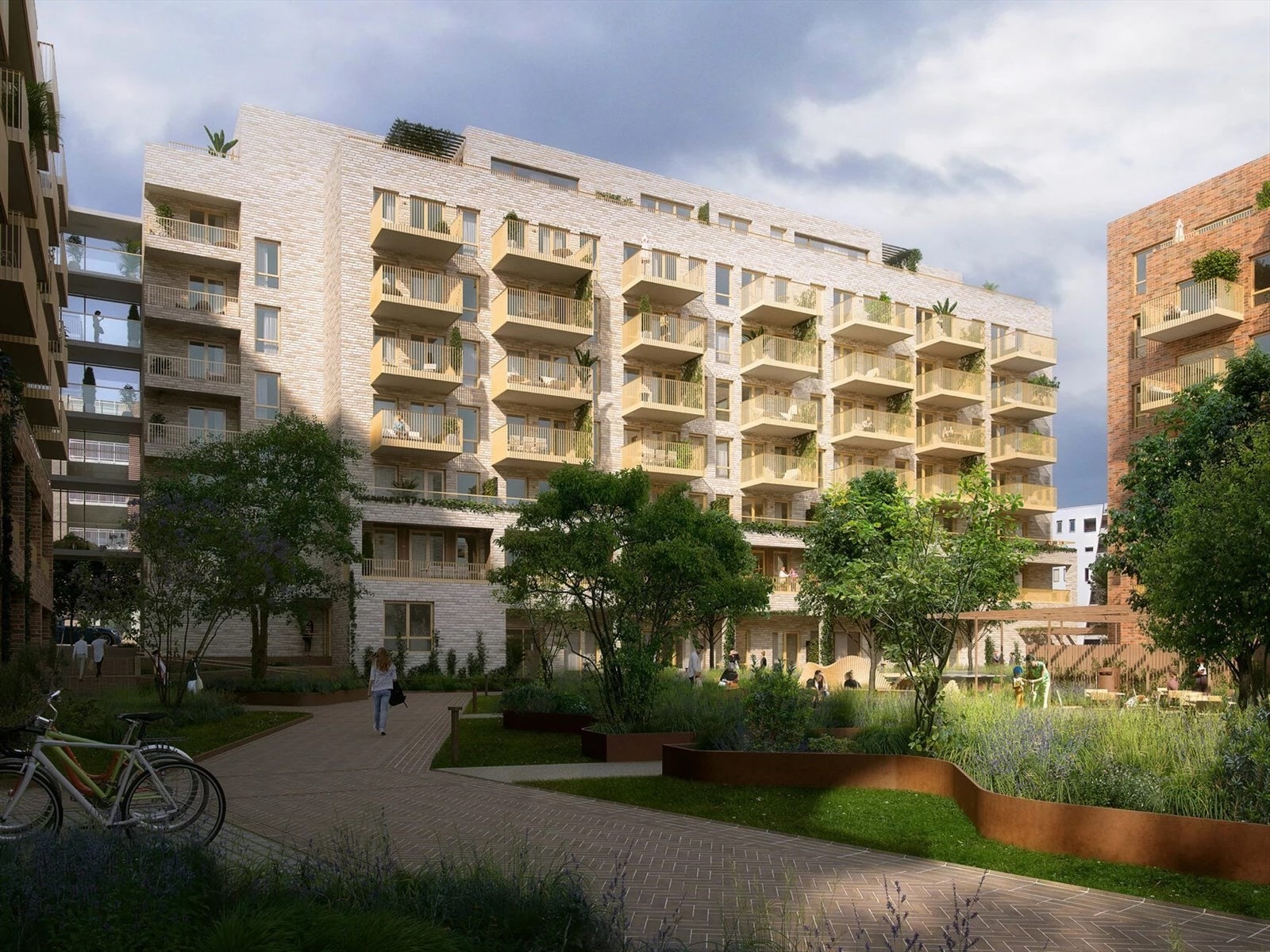 Illustrasjon av bygg A - avvik kan forekomme. Galleribilde