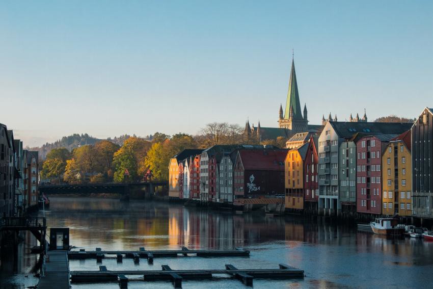 Gang- og sykkelavstand til sentrum av Trondheim, Bakklandet, Lade og flere av byens studiesteder. Galleribilde