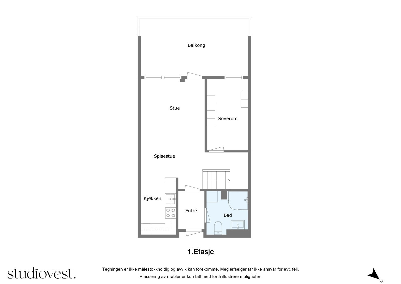 Planskisse Galleribilde