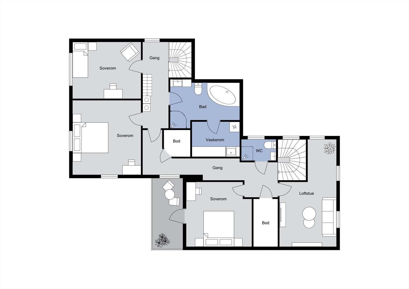 2. etasje Galleribilde