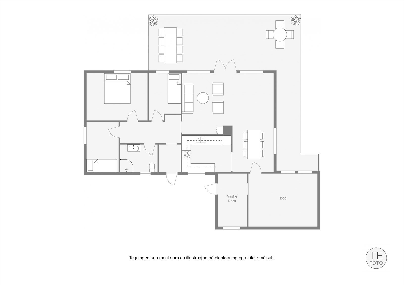 Plantegning Galleribilde