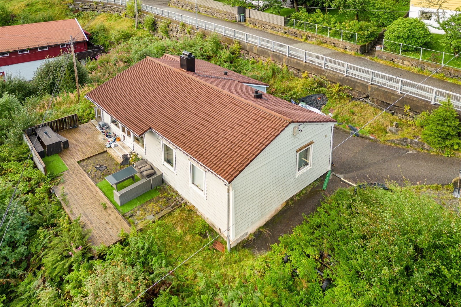 Oversiktsbilde over tomten. Galleribilde