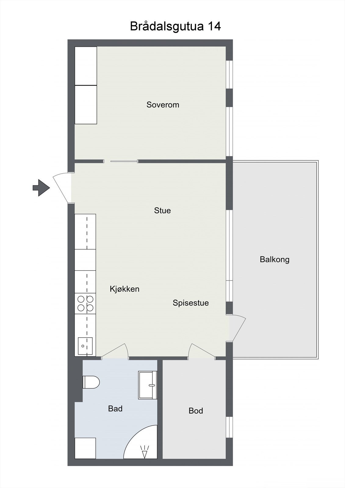 Plantegning Galleribilde