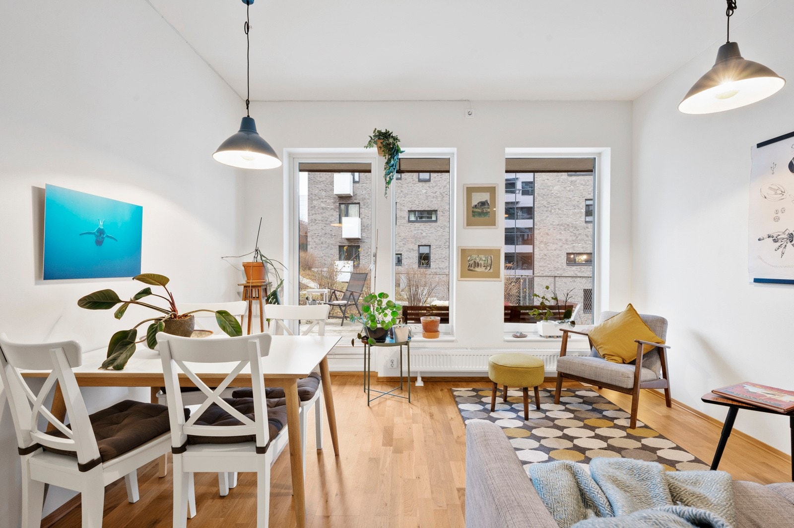 Med både vartmvann og fyring inkl. i felleskostnadene, vil dette holde strømkostnadene dine nede. Galleribilde