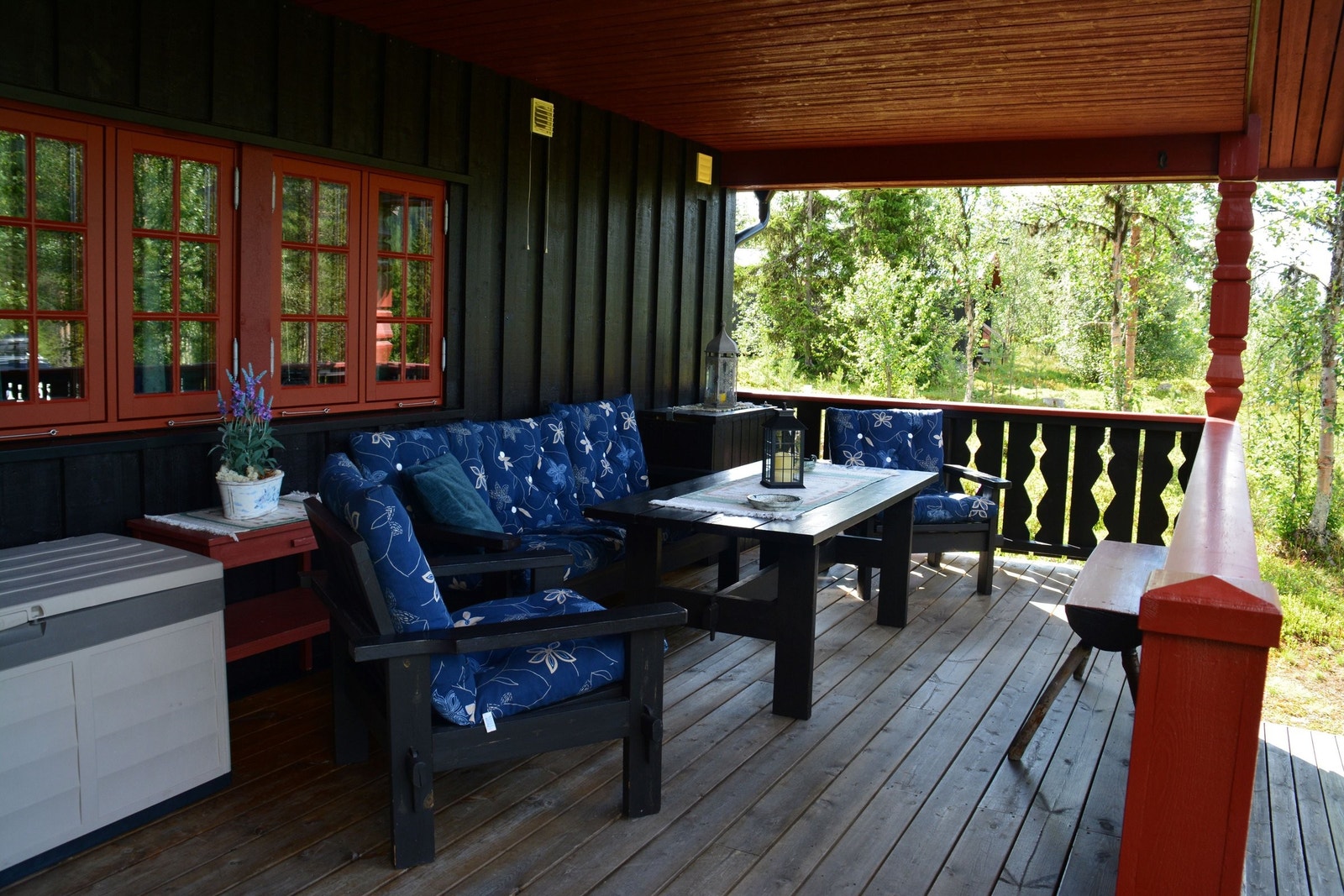 Terrasse mot Sør. Galleribilde